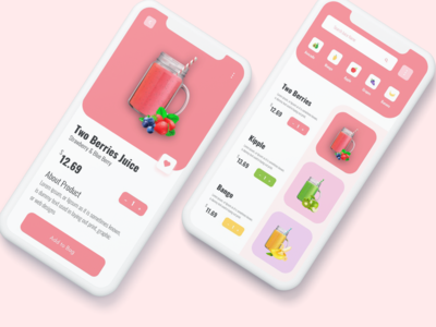 水果应用界面(Fruit App UI)