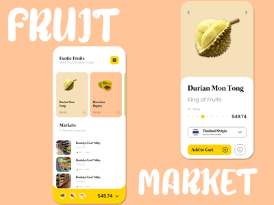 新水果市场概念 电子商务概念(New Fruit Market Concept Ecommerce concept)