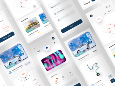 Fuel Delivery App UI 套件(Fuel Delivery App UI kit)