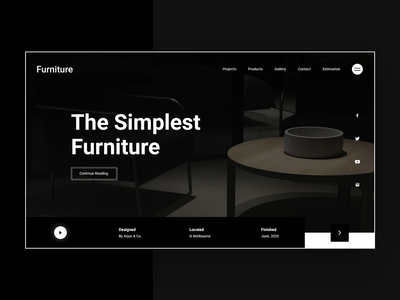 家具 - 英雄页眉(Furniture - Hero Header)