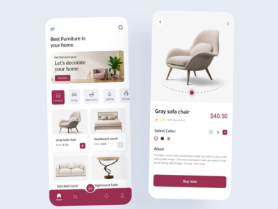 家具店移动应用(Furniture Shop Mobile Apps)