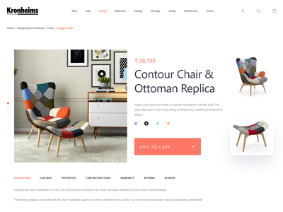 家具登陆页面(Furniture Landing Page)