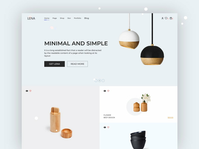 电子商务登陆页面模板设计(e-commerce Landing Page Template Design)