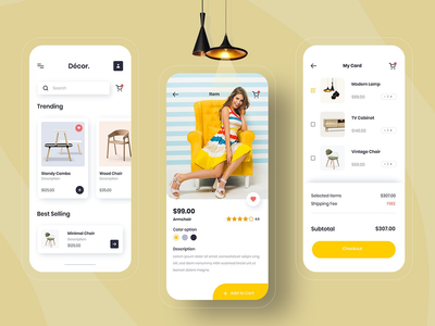 家具移动应用程序(Furniture Mobile App)