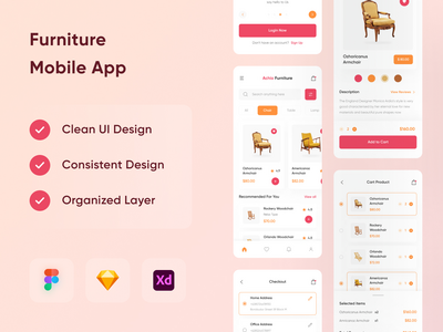 家具移动应用程序(Furniture Mobile App)