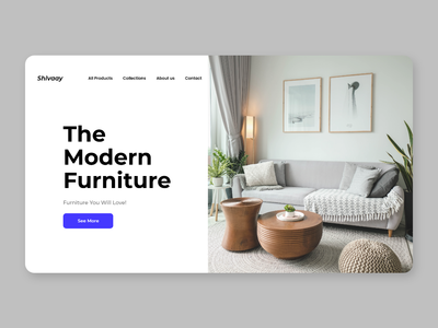 家具店登陆页面(Furniture Shop Landing Page)