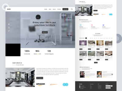家具店登陆页面(Furniture shop landing page)