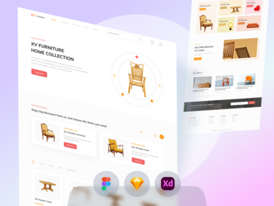 家具店登陆页面(Furniture Shop Landing Page)