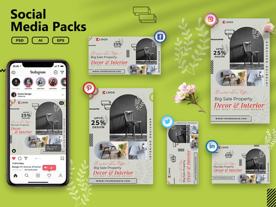 家具社交媒体帖子(Furniture Social Media Posts)