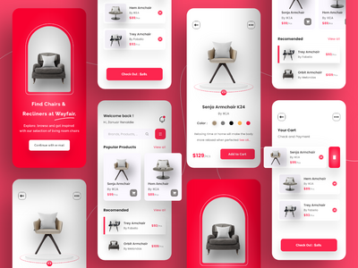 家具店应用程序设计(Furniture Store App Design)