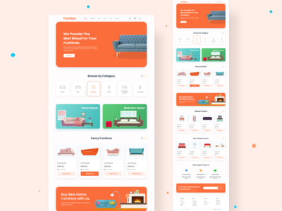 Furnitux 网站设计(Furnitux Website Design)