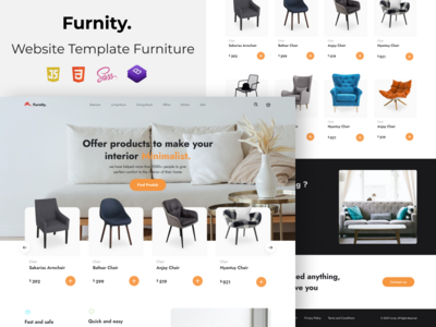 Furnity - 网站模板家具(Furnity - Website Template Furniture)