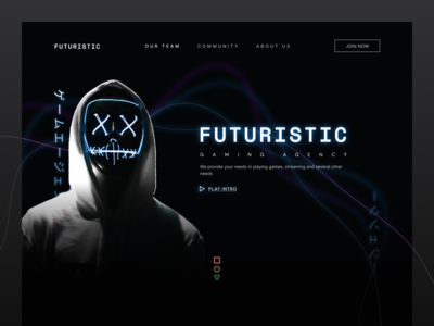 博彩机构 - 登陆页面(Gaming Agency - Landing Page)