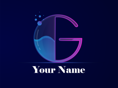 高斯效应（G）标志设计(Galss Effect (G) Logo Design)