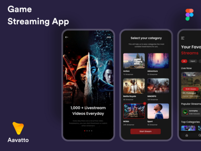 游戏串流流动应用程式(Game Streaming Mobile App)