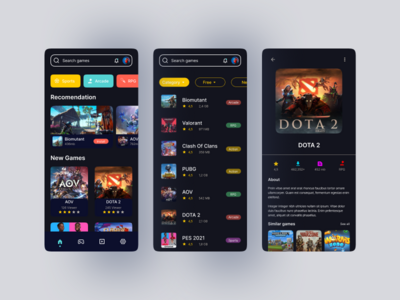 游戏商店移动应用(Game Store Mobile Apps)