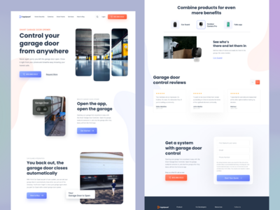 车库门控制器着陆页(Garage Door Controller Landing Pge)