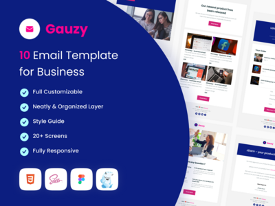 Gouzy 商业电子邮件模板(Gouzy Email Template for Bussiness)