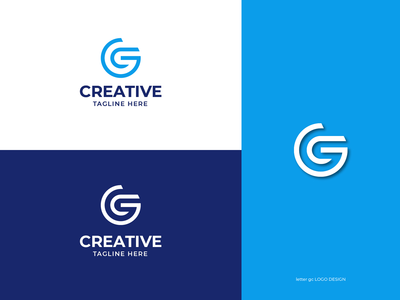 字母 Gc 标志设计(Letter GC Logo Design)