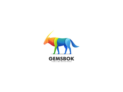 大羚羊标志设计(Gemsbok logo desing)