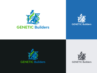 遗传建设者徽标(Genetic Builders Logo)