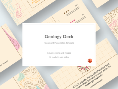 地质甲板 - 终极演示模板(Geology Deck - Ultimate Presentation Template)