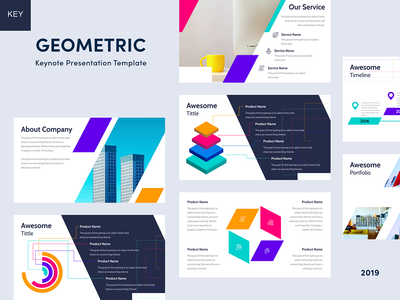 几何 - 主题演讲模板(Geometric - Keynote Presentation Template)