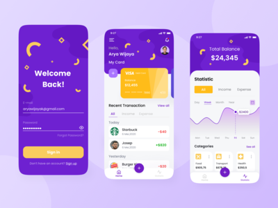 财务应用程序 UI 套件(Finance App UI Kit)