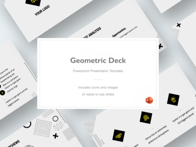 几何甲板 - 终极演示模板(Geometric Deck - Ultimate Presentation Template)