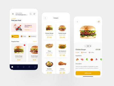送餐 - 移动应用程序(Food Delivery - Mobile App)