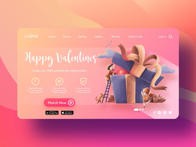 情人节礼物的插图(illustration of Gift for Valentine's day)