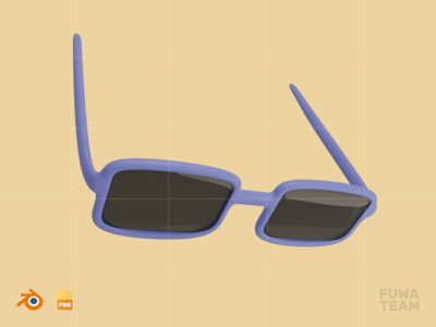 眼镜 - 3D 旅行和假期插图包(Glasses - 3D Travel & Holiday Illustration Pack)