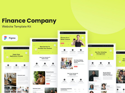 财务公司网站模板(Finance Company Website Template)