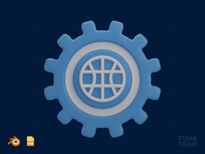 全局优化 - 3D SEO 插图（正面）(Global Optimization - 3D SEO Illustration (front))