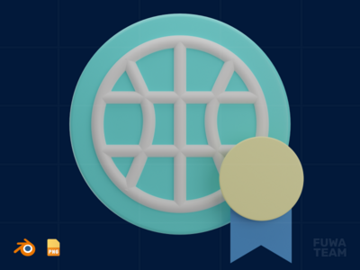 全球排名 - 3D SEO 插图（正面）(Global Ranking - 3D SEO Illustration (front))