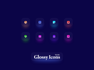 光泽图标 Vol.05(Glossy Icons Vol.05)