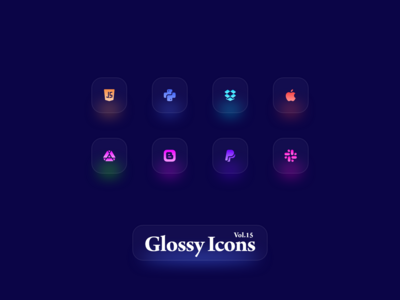 光泽图标 Vol.15(Glossy Icons Vol.15)