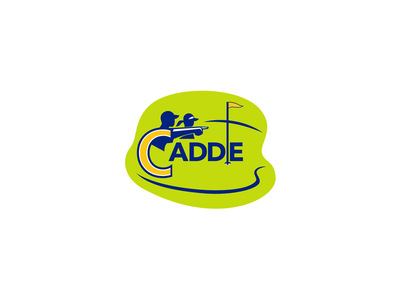 球童和高尔夫球手高尔夫球场图标(Caddie and Golfer Golf Course Icon)