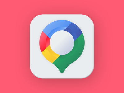 谷歌地图徽标(Google Maps Logo)