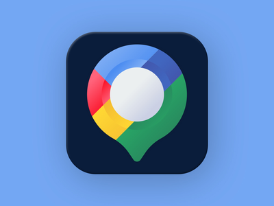 谷歌地图标志(Google Map Logo)