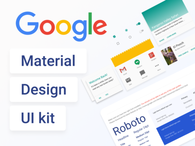 谷歌材料设计套件(Google Material Design kits)