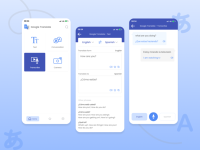 谷歌翻译应用 - 重新设计(Google Translate App - Redesign)