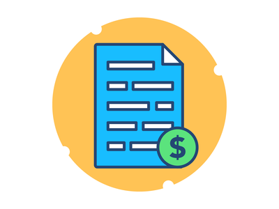 财务文件图标(Finance Document Icon)