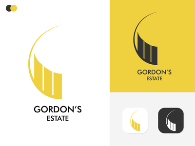 戈登庄园标志模板设计(Gordon's Estate Logo Template Design)