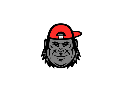 大猩猩戴帽吉祥物(Gorilla Wearing Cap Mascot)