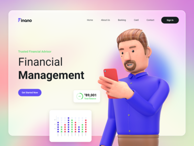 金融网站标题探索(Finance Website Header Explorations)