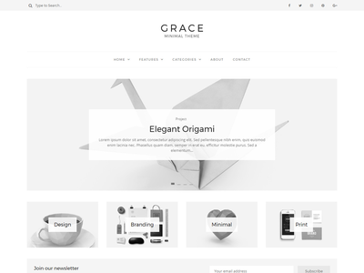 Grace Minimal WordPress 博客(Grace Minimal WordPress Blog)