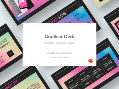 渐变甲板 - 终极演示模板(Gradient Deck - Ultimate Presentation Template)