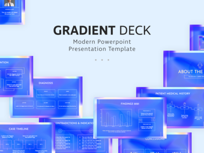 渐变的PowerPoint演示模板(Gradient PowerPoint Presentation Template)