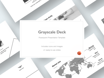 灰度甲板 - 终极演示模板(Grayscale Deck - Ultimate Presentation Template)